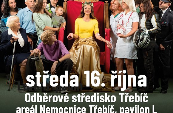 Staňte se hrdinou – darujte krev v Třebíči!