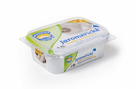Jaroměřické tradiční pomazánkové česnek-cibulka